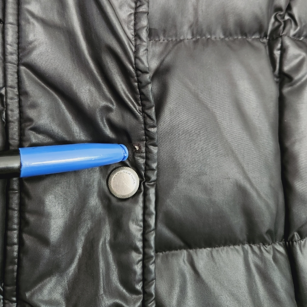 Andrew Marc Black Down Puffer Jacket  Coat - Picture 14 of 16